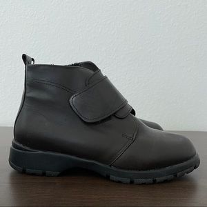 Men’s Toe Warmers Brown Ankle Leather Boots